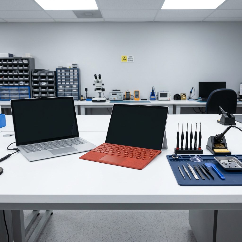 Microsoft Surface laptop and tablet repair at Microsmith Electronics Newport